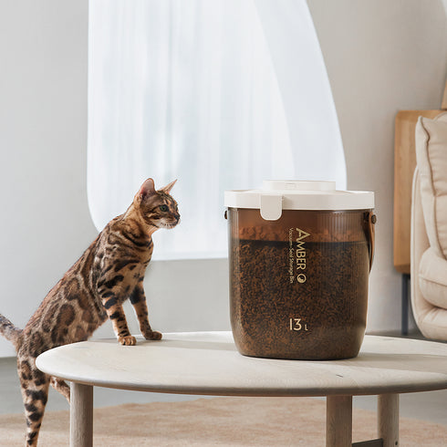 Amber Vacuum Seal Container